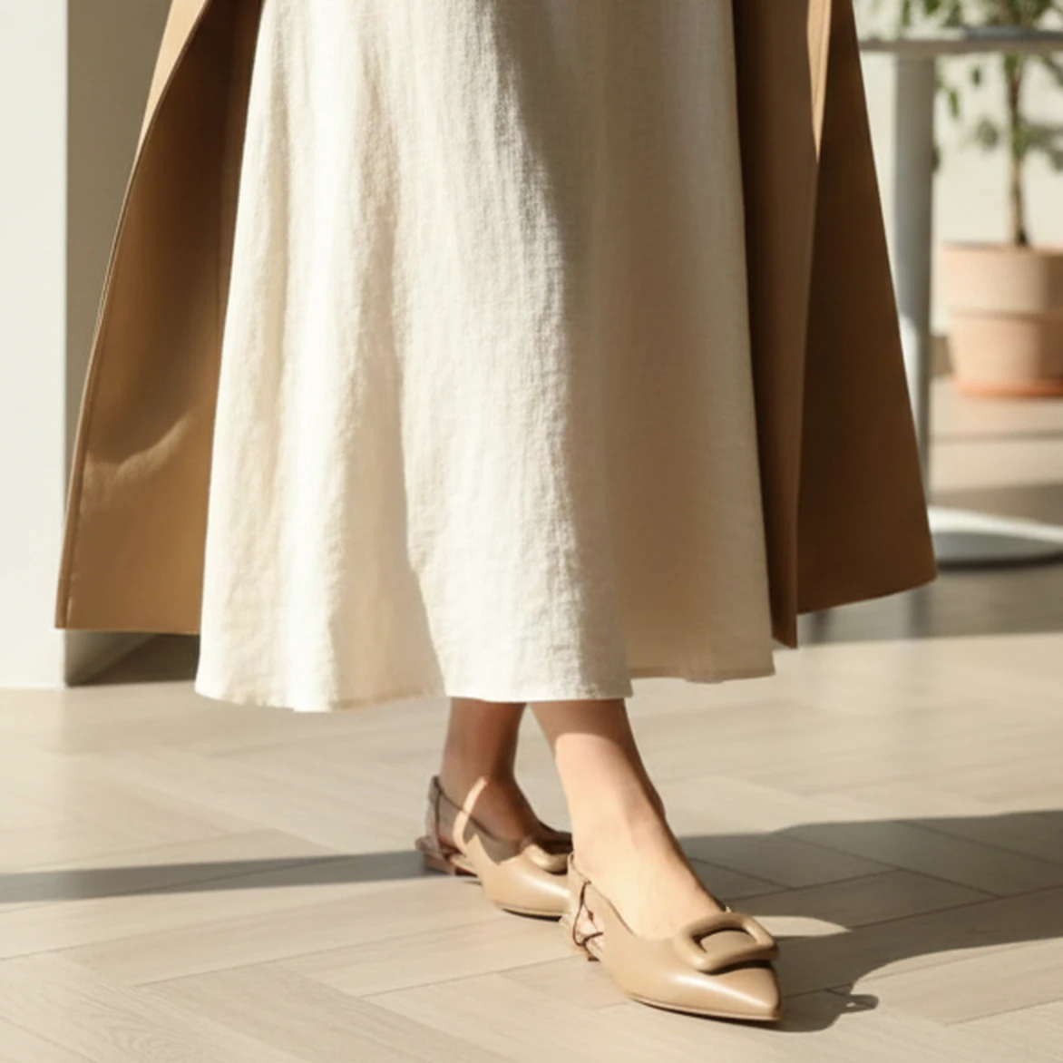 Nude Pointed Flats with Chic Buckle Accent – prod_fw23_2.webp