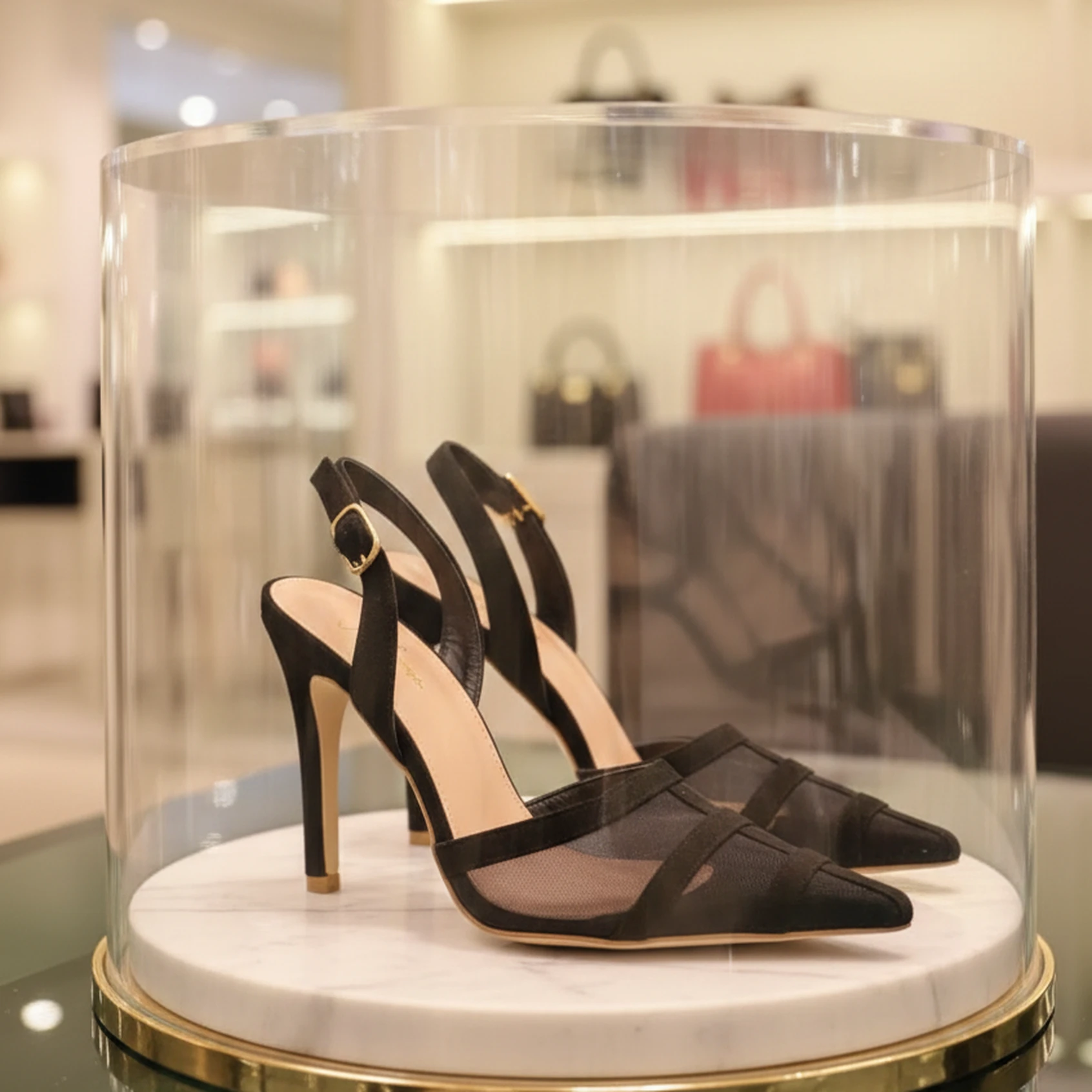 Midnight Black Mesh Ribbon Heels – Sultry Elegance – prod_fw27_3.webp