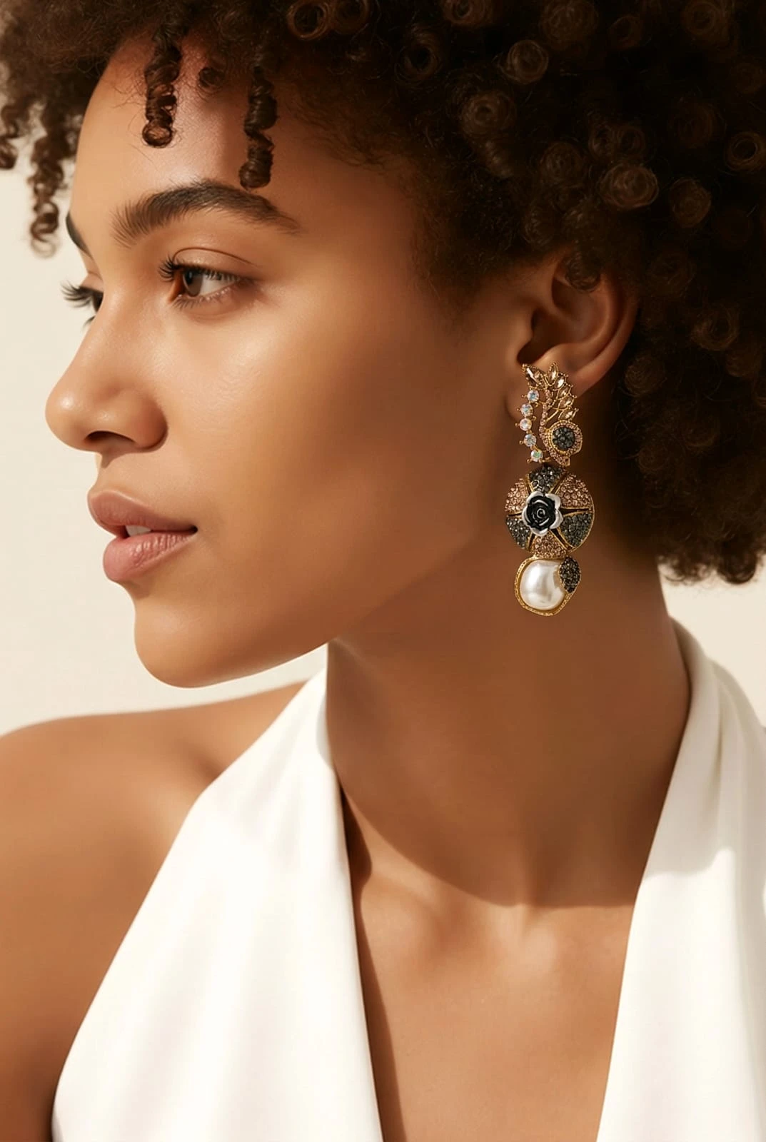 Elegant Rose & Pearl Statement Earrings – pro#1, rs.1200 (3rd pic).webp