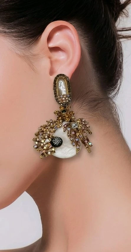 Regal Golden Filigree Pearl Statement Earrings – pro#2, rs.1850 (2nd pic).webp