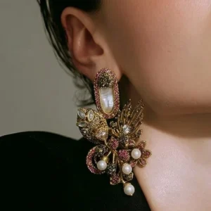 Sophisticated Multi-Pearl Chandelier Earrings - pro#9, rs.1700 (2nd pic).webp
